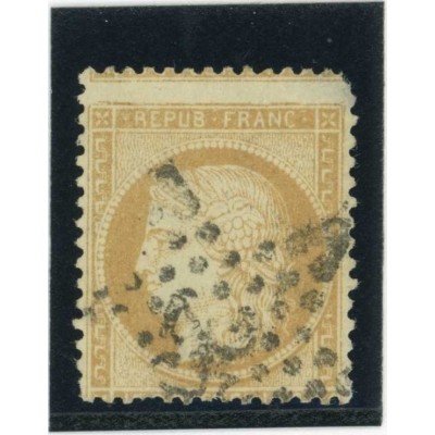 YT 59 - Oblitéré - Variété : A cheval - Cote 45 Euros