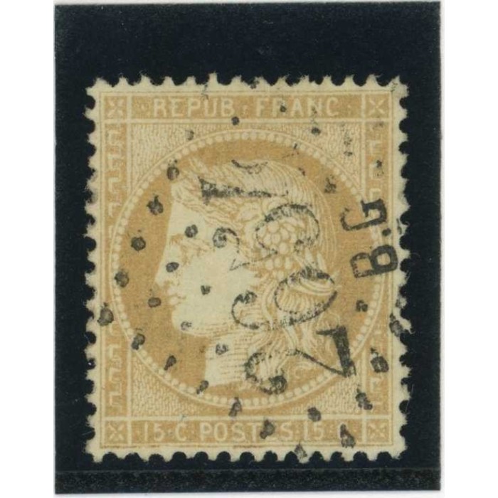 YT 59 - GC 2654BG - Nevers   bureau Gare - Nièvre (56) - Cote 25 Euros