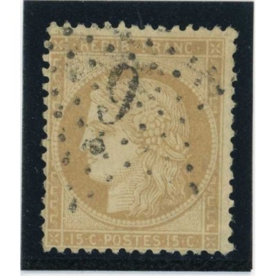YT 59 - Etoile 9 - Cote 20 Euros