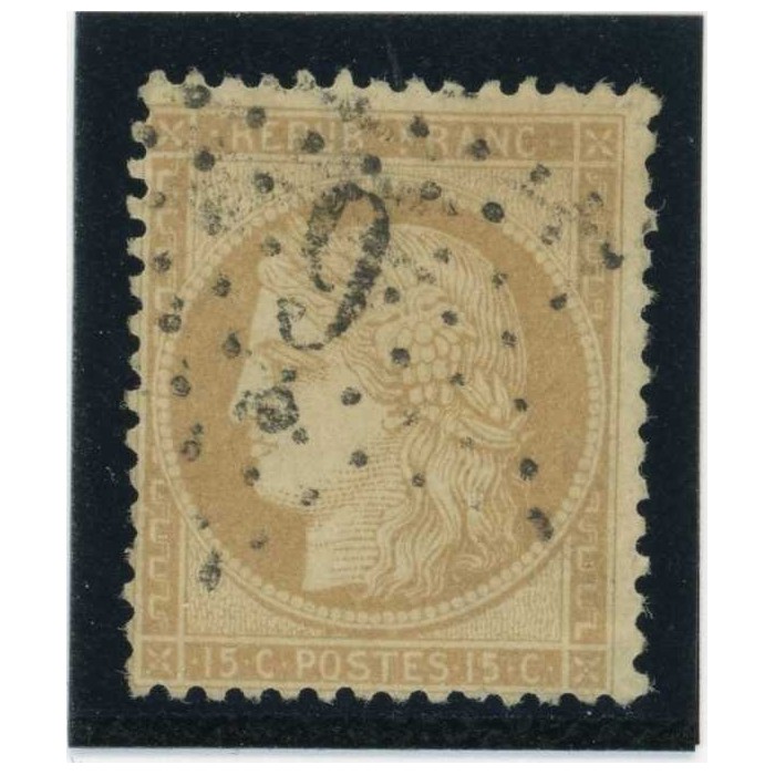 YT 59 - Etoile 9 - Cote 20 Euros