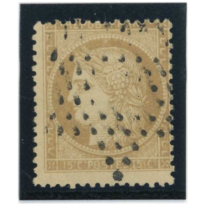 YT 59 - Etoile Evidée - Cote 35 Euros