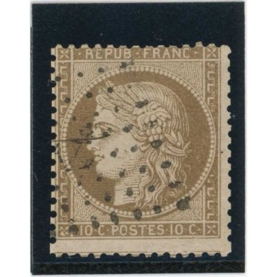 YT 58 - Oblitéré - Variété : Décalé - Cote 50 Euros