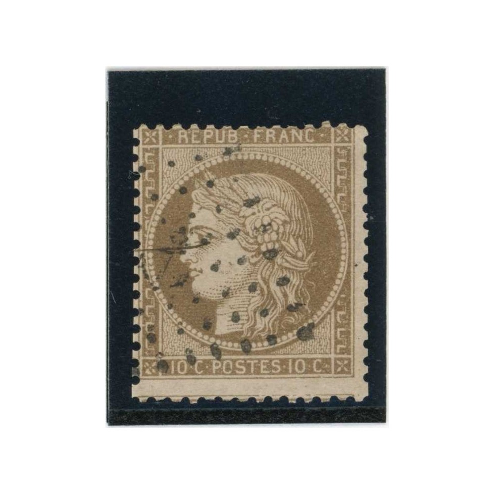 YT 58 - Oblitéré - Variété : Décalé - Cote 50 Euros