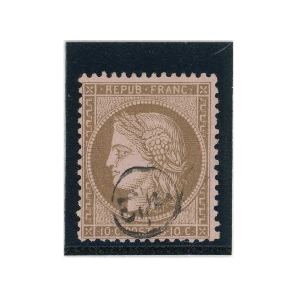 YT 58 - 3/15 dans un cercle - Cote 40 Euros