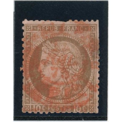 YT 58 - Cachet a date rouge des imprimés - Cote 22 Euros
