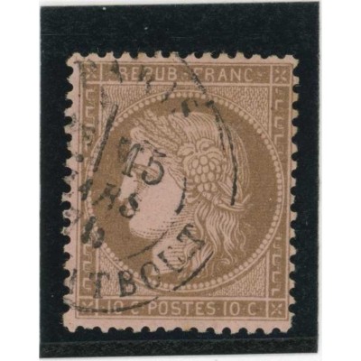 YT 58 - Oblitéré - Cote 18 Euros