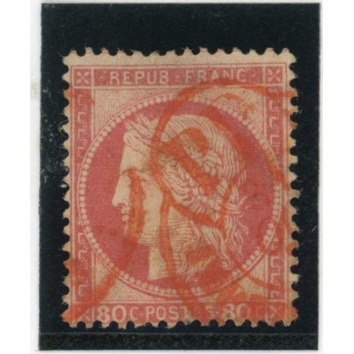 YT 57 - Cachet a date rouge des imprimés - Cote 60 Euros