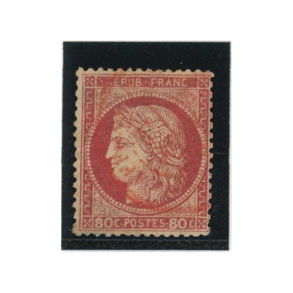 YT 57 - Cachet a date rouge des imprimés - Cote 60 Euros