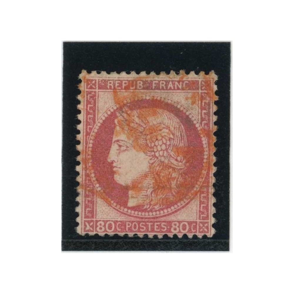 YT 57 - Cachet a date rouge des imprimés - Cote 60 Euros