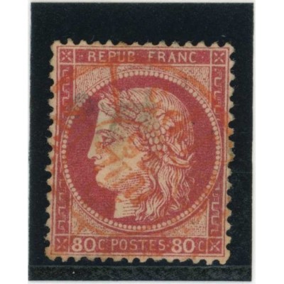 YT 57 - Cachet a date rouge des imprimés - Cote 60 Euros