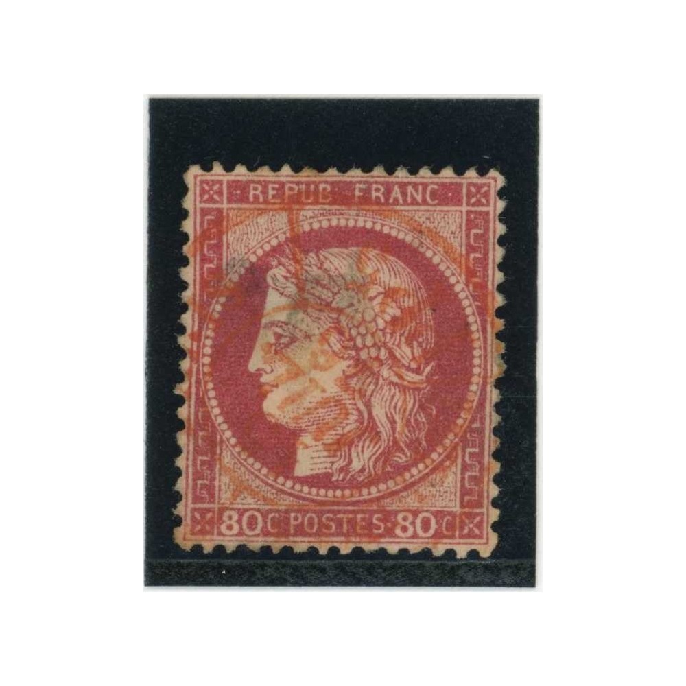 YT 57 - Cachet a date rouge des imprimés - Cote 60 Euros
