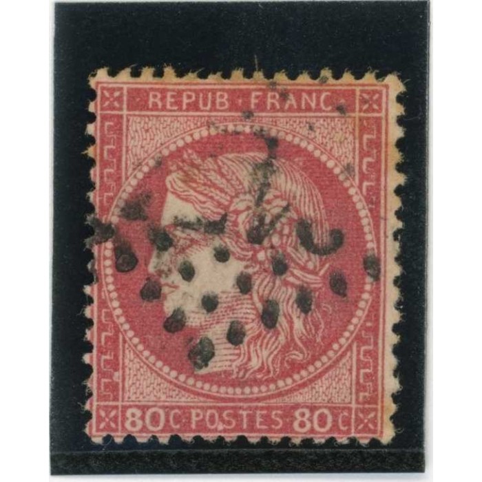 YT 57 d - Fond Ligné - Oblitéré - Cote 40 Euros