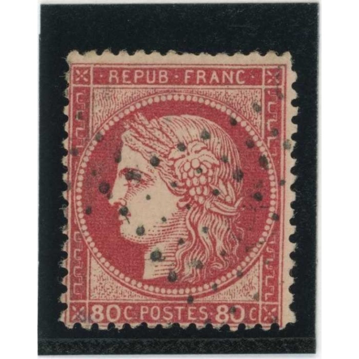 YT 57 d - Fond Ligné - Oblitéré - Cote 40 Euros