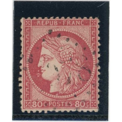 YT 57 d - Fond Ligné - Variété : Anneau lune - Cote 75 Euros