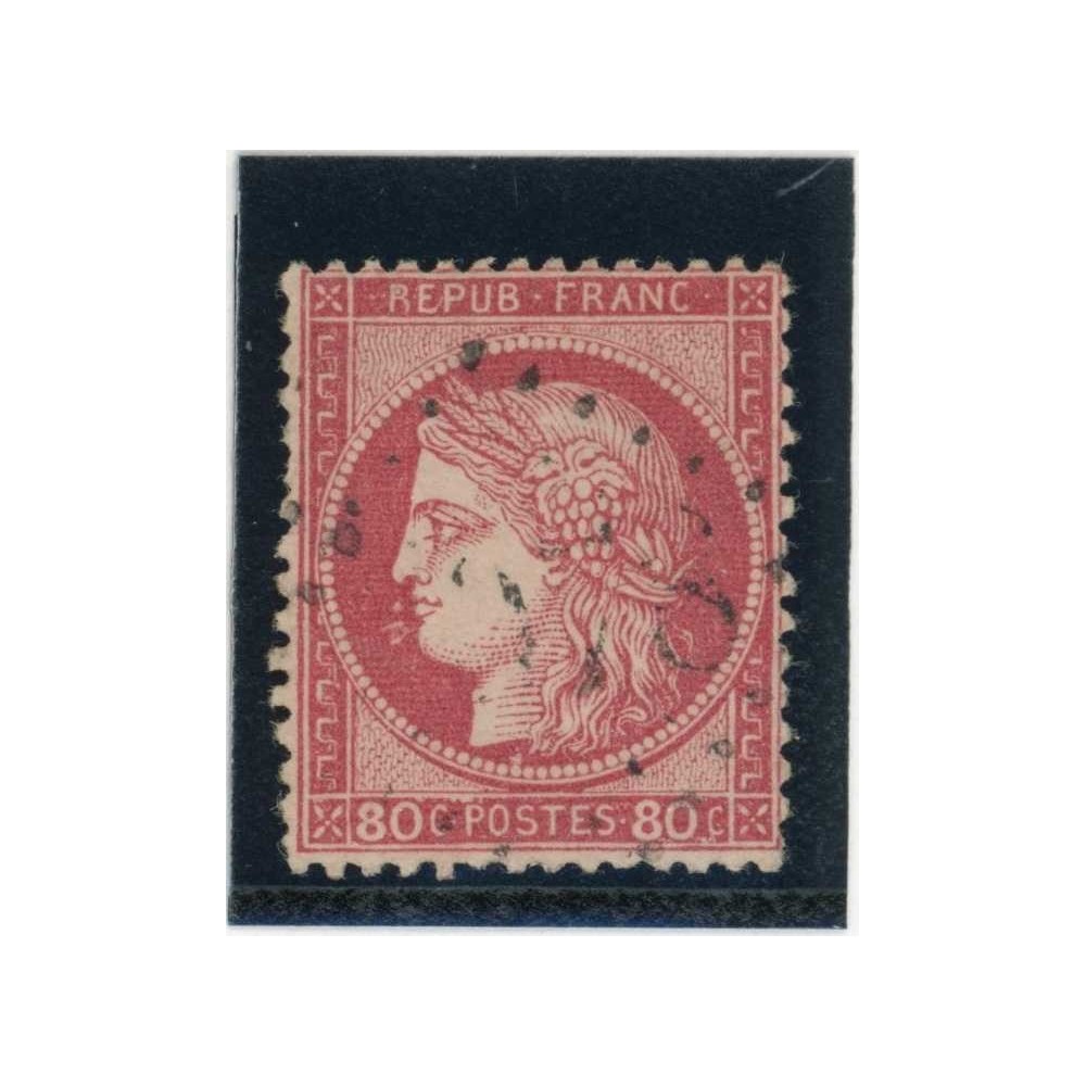 YT 57 d - Fond Ligné - Variété : Anneau lune - Cote 75 Euros