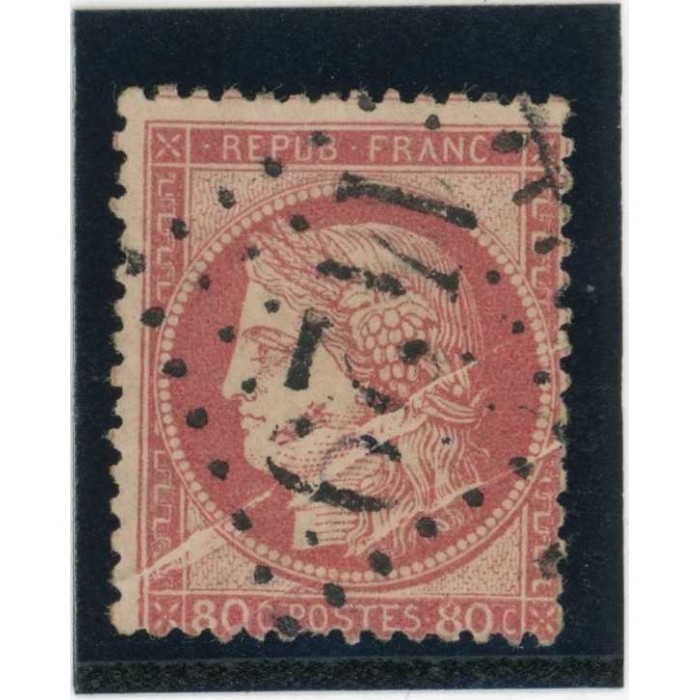 YT 57 - Variété : Pli accordéon - Cote 110 Euros