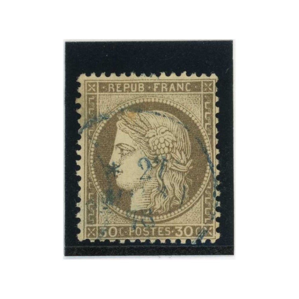 YT 56 c - Fond ligné - Oblitéré - Cote 20 Euros