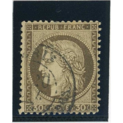 YT 56 c - Fond ligné - Oblitéré - Cote 20 Euros