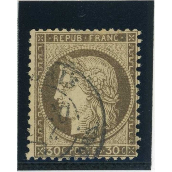 YT 56 c - Fond ligné - Oblitéré - Cote 20 Euros