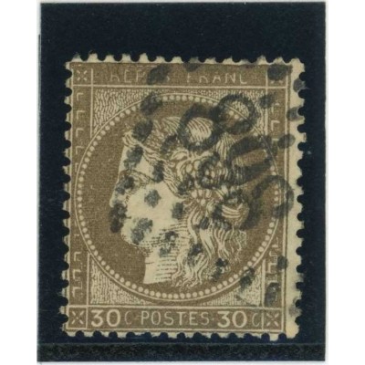 YT 56 c - Fond ligné - Variété : Maculage bas - Cote 90 Euros