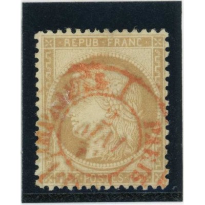 YT 55 - Cachet a date rouge des imprimés - Cote 20 Euros