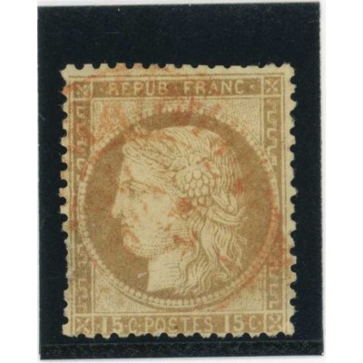 YT 55 - Cachet a date rouge des imprimés - Cote 20 Euros