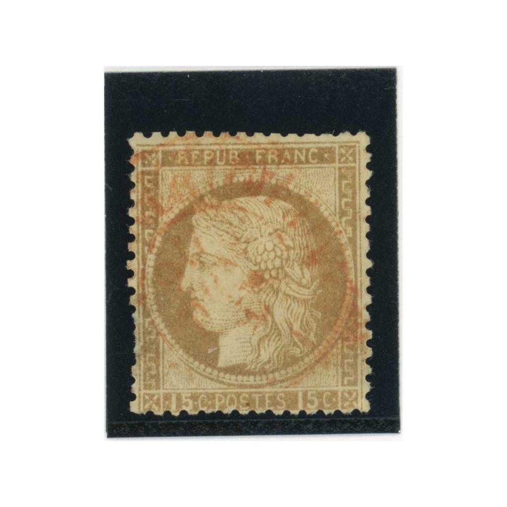 YT 55 - Cachet a date rouge des imprimés - Cote 20 Euros