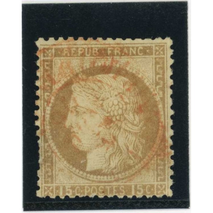 YT 55 - Cachet a date rouge des imprimés - Cote 20 Euros