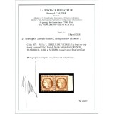 YT 55 c - 15 c. et 10 c. - Neuf x - Certificat VO 22/437 et VO 82/328 - Cote 13000 Euros