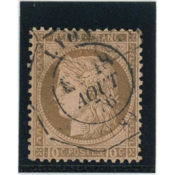 YT 54 - Cachet octogonal Lyon - Cote 35 Euros