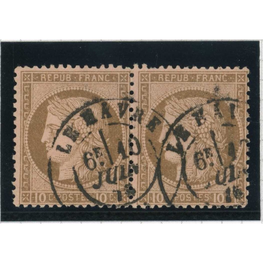 YT 54 - CaD le Havre du 10 Juin 76 - Paire - Cote 35 Euros
