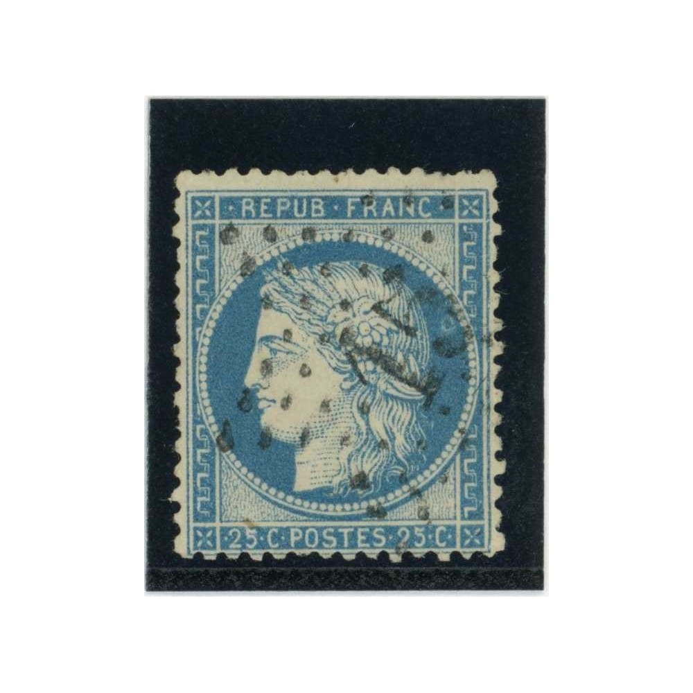 YT 60A - Etoile 15 - Variété : anneau lune derriere la tete - Cote 70 Euros