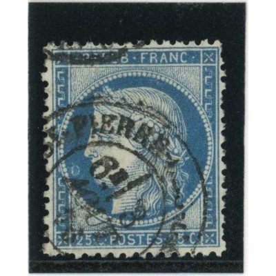 YT 60C - Cachet a Date - Variété : Anneau Lune devant la bouche - Cote 62 Euros