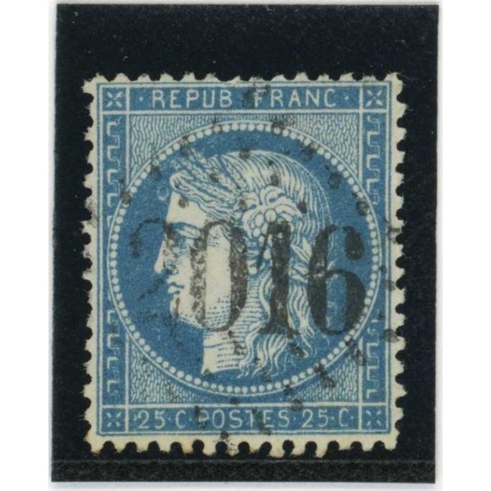 YT 60A - GC 2016 - Levallois - Seine (60) - Variété : Anneau Lune devant le front - Cote 70 Euros