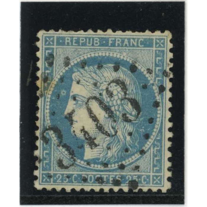YT 60A - GC 3403 - Sézanne - Marne (49) - Variété : anneau lune devant le front - Cote 65 Euros