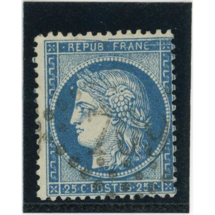 YT 60C - Oblitéré - Variété : Cassure en haut - Cote 62 Euros