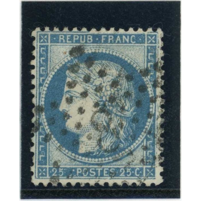 YT 60A - Etoile 8 - Variété : cassure en haut - Cote 74 Euros