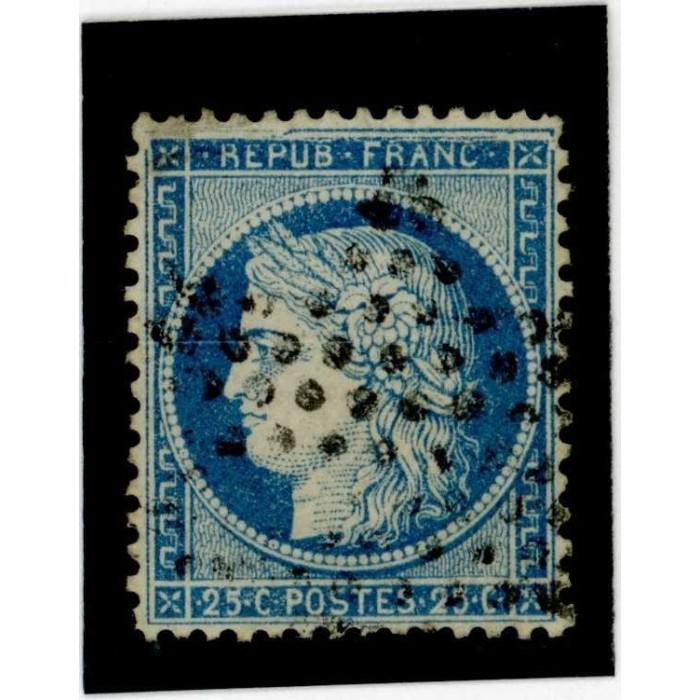 YT 60A - Etoile Pleine - Variété : Cassure en haut - Cote 64 Euros