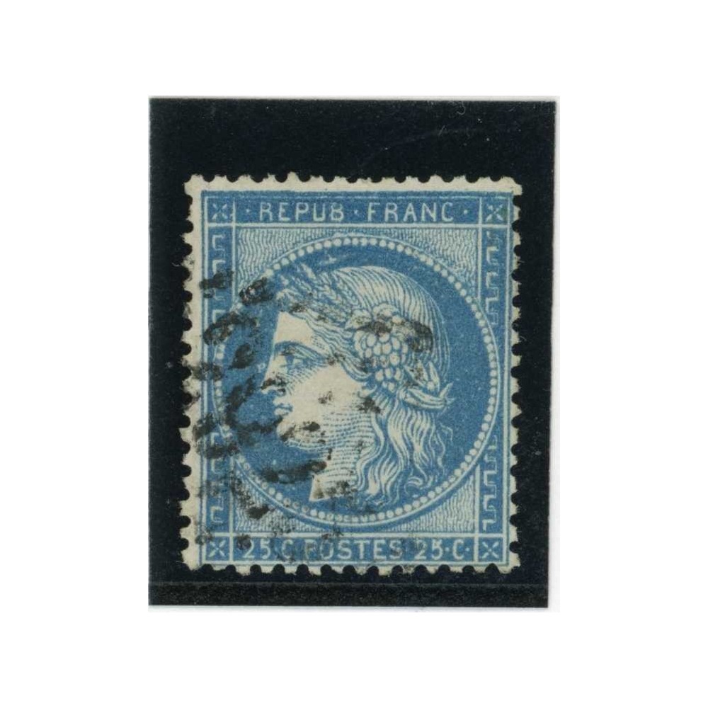 YT 60C - Oblitéré - Variété : Filet du haut maculé - Cote 62 Euros
