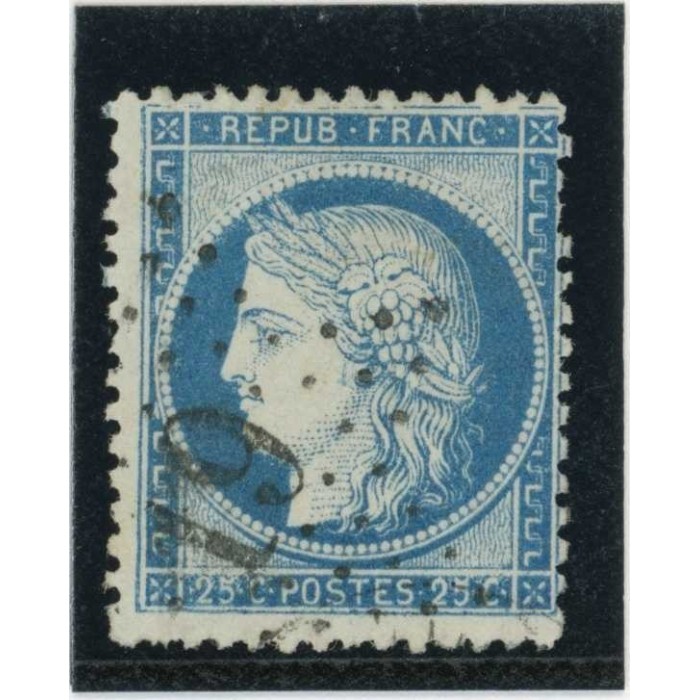 YT 60A - Etoile 19 - Variété : Filet haut Cassé - Cote 72 Euros