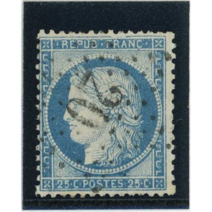 YT 60A - Etoile 20 - Variété : Filet haut Cassé - Cote 72 Euros