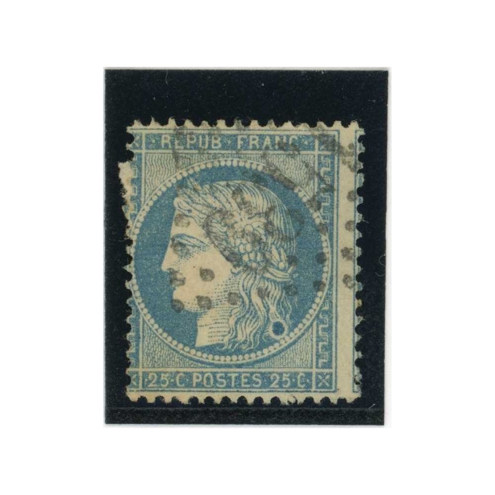 YT 60C - GC 1539 - Fontainebleau - Seine et Marne (73) - Variété : Gros anneau Lune en bas des cheveux - Cote 65 Euros