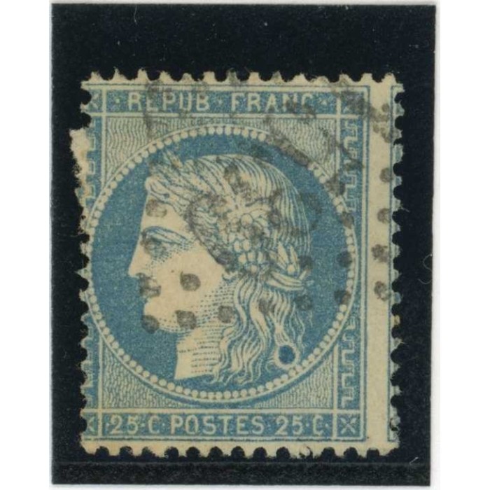 YT 60C - GC 1539 - Fontainebleau - Seine et Marne (73) - Variété : Gros anneau Lune en bas des cheveux - Cote 65 Euros