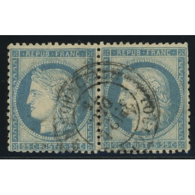YT 60C - Cachet a Date - Paire - Cote 6 Euros
