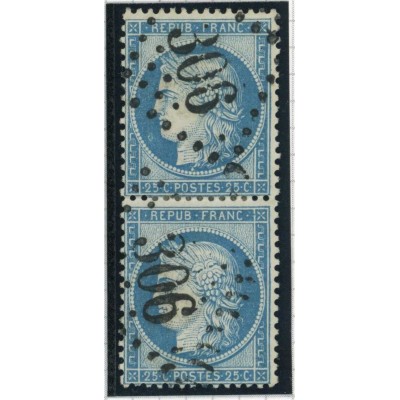 YT 60B - GC 306 - Bar sur Aube - Aube (9) - Paire Verticale - Cote 53 Euros
