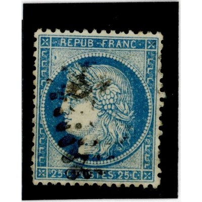 YT 60A - Oblitéré - Variété : Petit Anneau Lune - Cote 62 Euros
