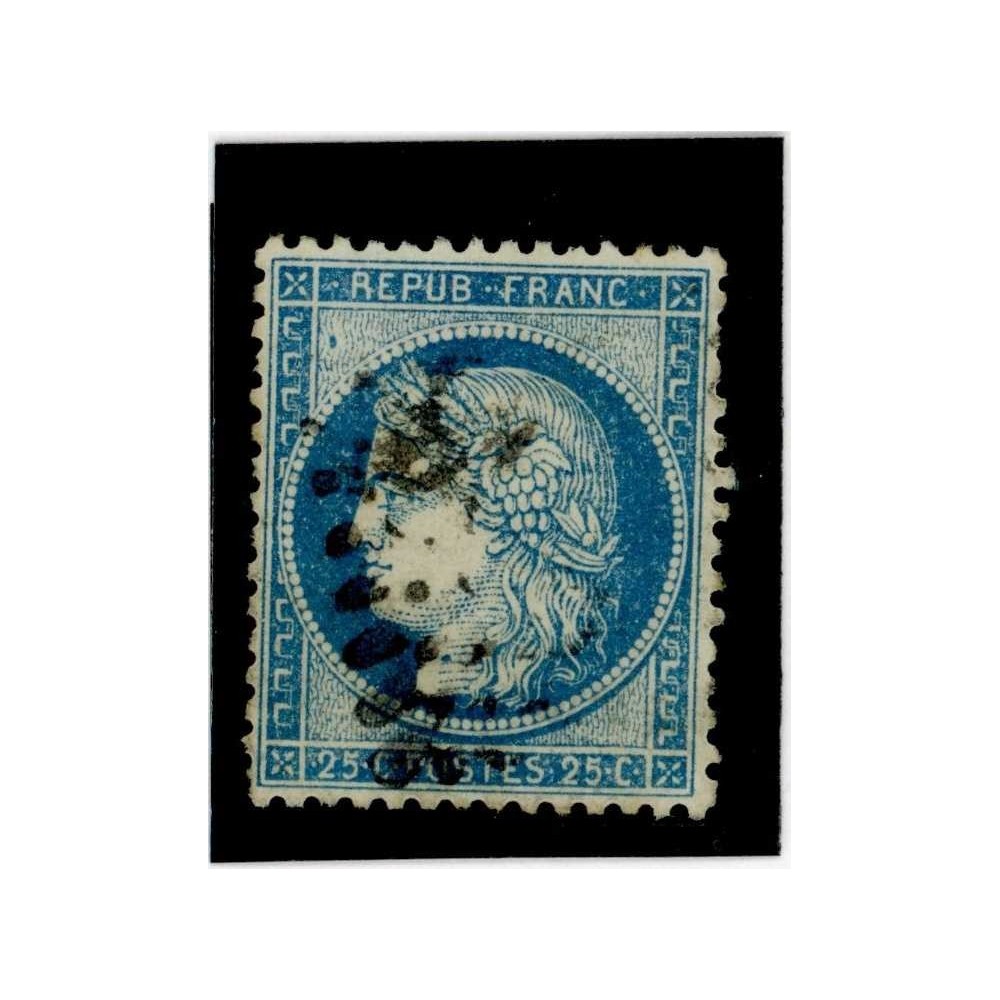 YT 60A - Oblitéré - Variété : Petit Anneau Lune - Cote 62 Euros