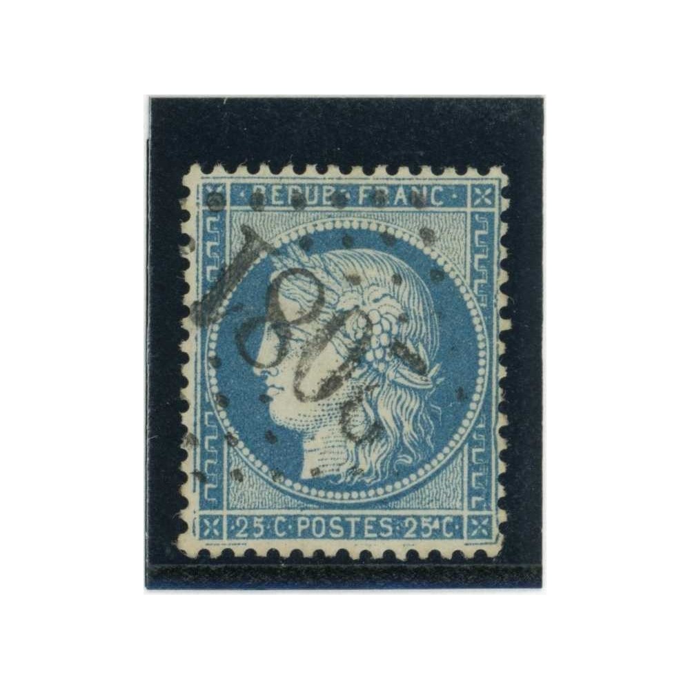 YT 60A - GC 2081 - Longwy - Moselle (55) - Variété : Point Blanc dans 25 C - Cote 65 Euros