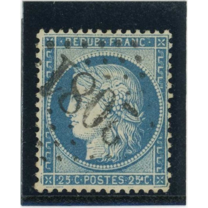 YT 60A - GC 2081 - Longwy - Moselle (55) - Variété : Point Blanc dans 25 C - Cote 65 Euros