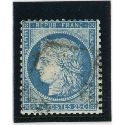 YT 60B - Oblitéré - Variété : Tache Blanche dans le cercle - Cote 110 Euros